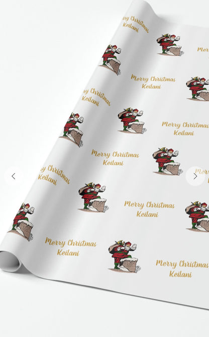Custom Christmas Gift Wrap