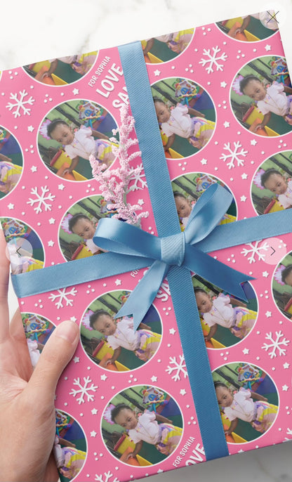 Custom Christmas Gift Wrap